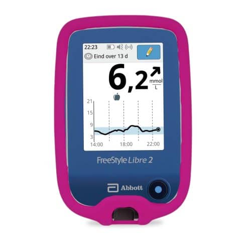 Siliconen Hoesje voor de Freestyle Libre 2 Reader - Roze