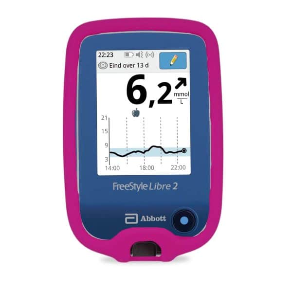 Siliconen Hoesje voor de Freestyle Libre 2 Reader - Roze