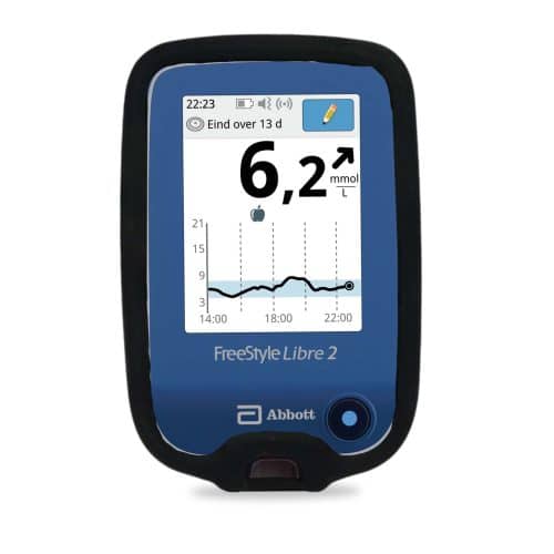 Siliconen Hoesje voor de Freestyle Libre 2 Reader - Zwart
