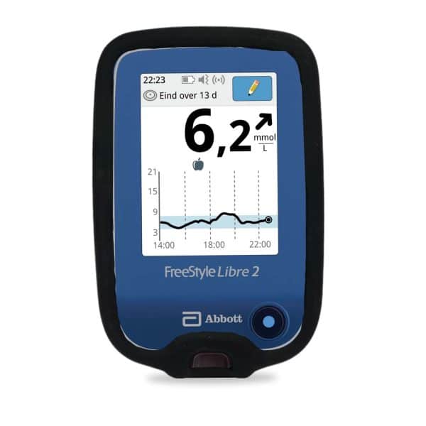Siliconen Hoesje voor de Freestyle Libre 2 Reader - Zwart